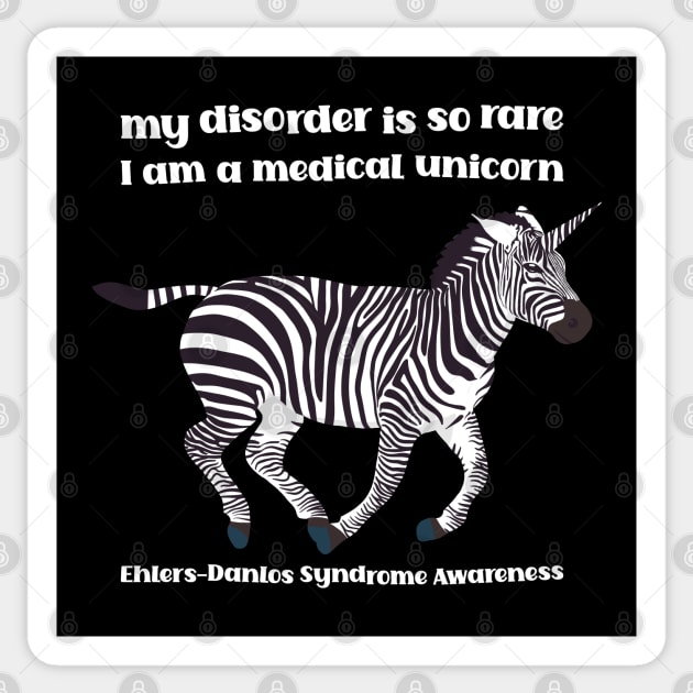 Ehlers Danlos Syndrome Unicorn Sticker by Jesabee Designs